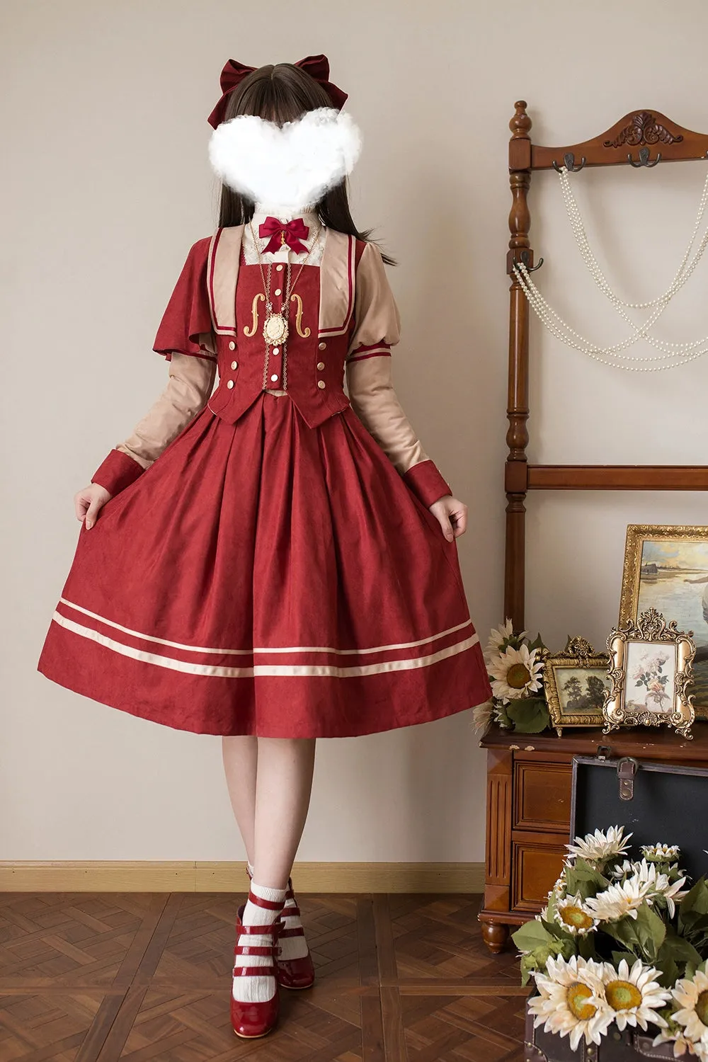 (BFM)Miss Point~ Elegant Lolita Coat~Golden Movement Customized Short Coat