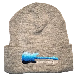 Blue Mountain Guitar Beanie Hat