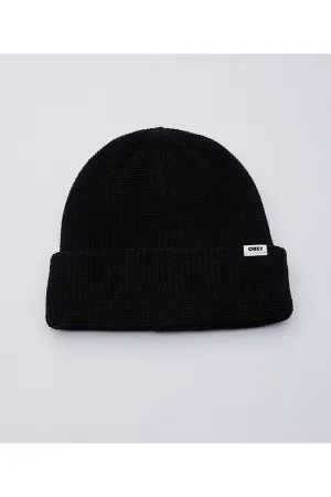 Bold Organic Beanie | Black