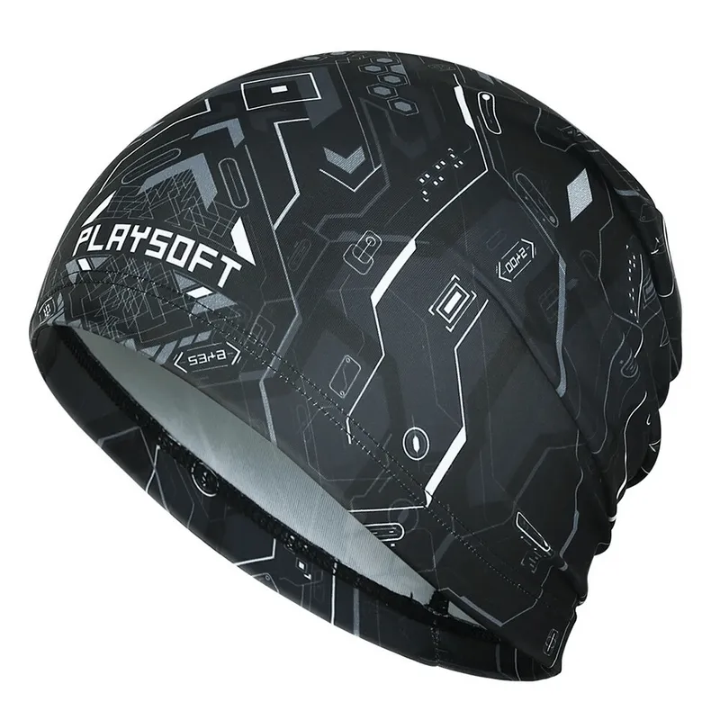 Breathable Elastic Men's Printed Beanie - SF1657