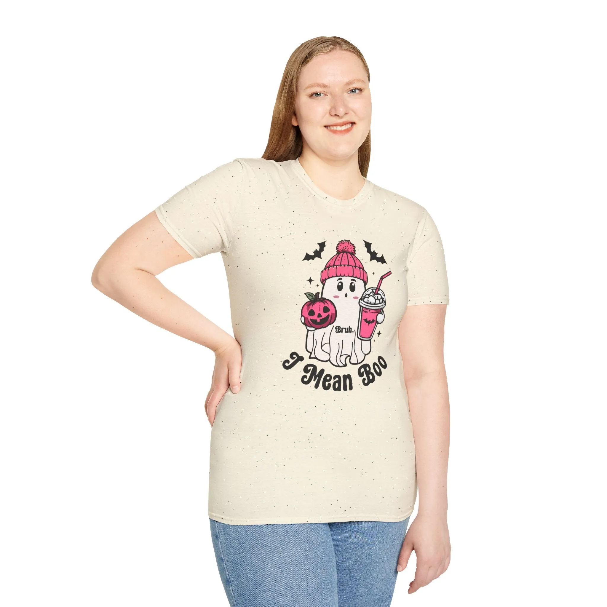 Bruh I Mean Boo Pumpkin Halloween T shirt