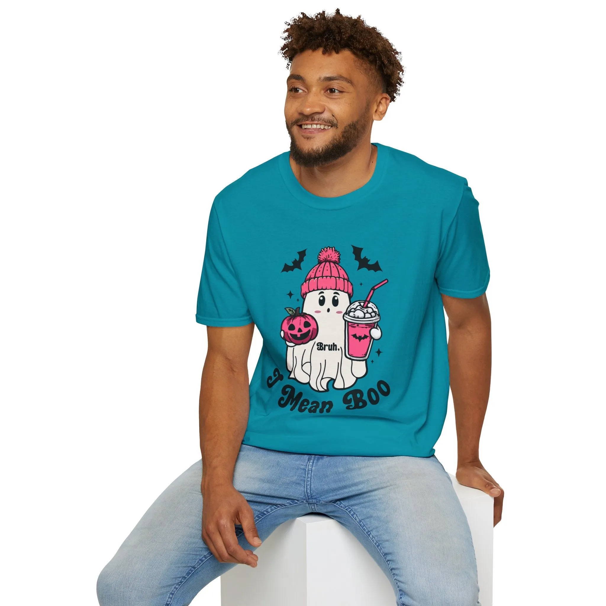 Bruh I Mean Boo Pumpkin Halloween T shirt