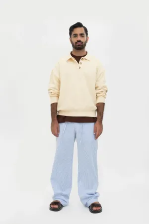 Butter Yellow Ribbed Pullover