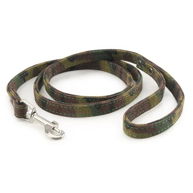 Camouflage Canvas Dog Leashes