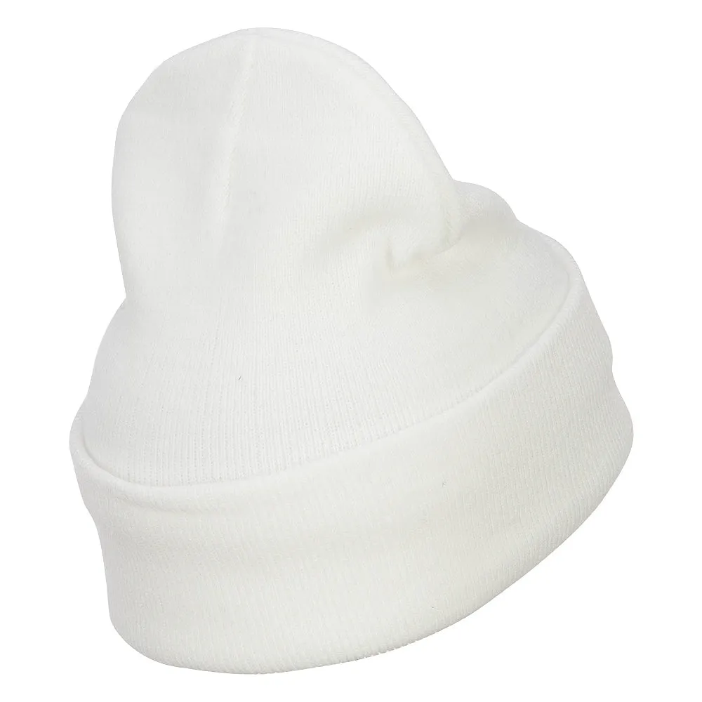 Canada CAN Flag Embroidered Long Beanie