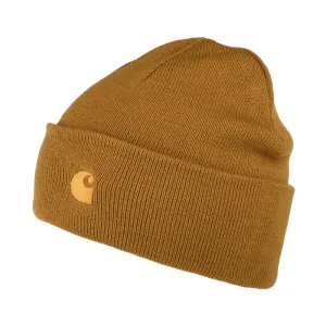 Carhartt WIP Hats Chase Cuffed Beanie Hat - Mustard