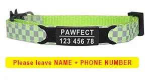 Cat Collar Custom Personalized ID