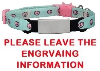 Cat Collar Custom Personalized ID