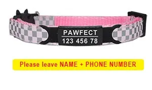 Cat Collar Custom Personalized ID