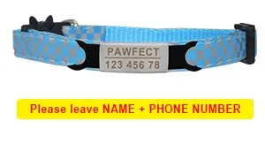 Cat Collar Custom Personalized ID