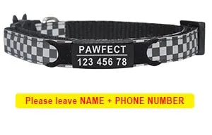 Cat Collar Custom Personalized ID