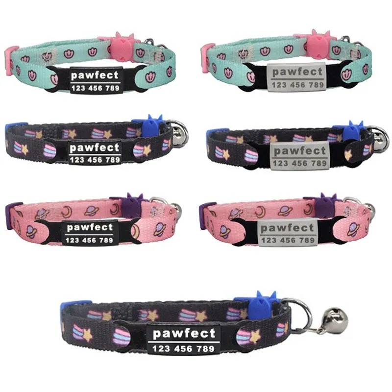 Cat Collar Custom Personalized ID