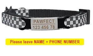Cat Collar Custom Personalized ID