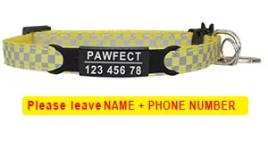 Cat Collar Custom Personalized ID