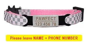 Cat Collar Custom Personalized ID