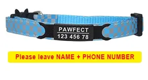 Cat Collar Custom Personalized ID