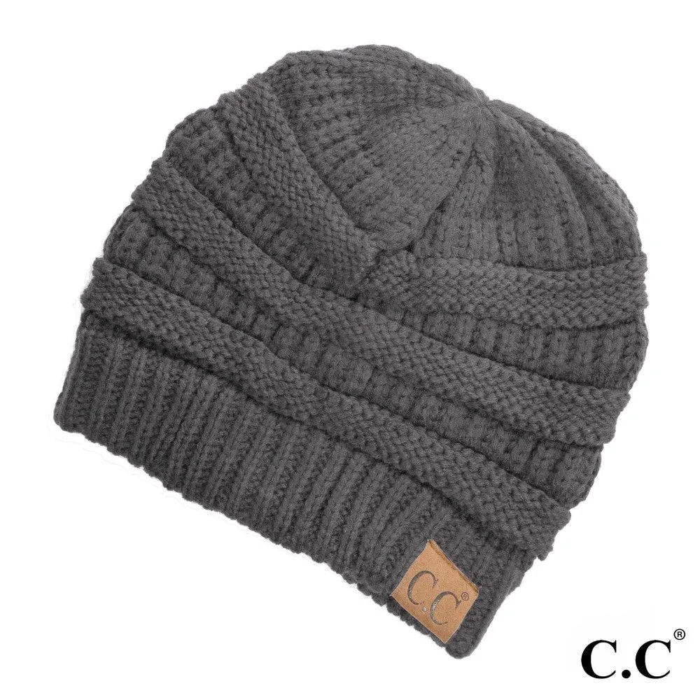 [C.C Solid Classic Beanie]
