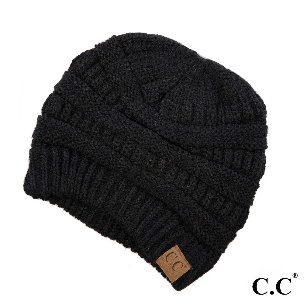 [C.C Solid Classic Beanie]