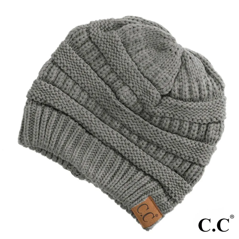 [C.C Solid Classic Beanie]