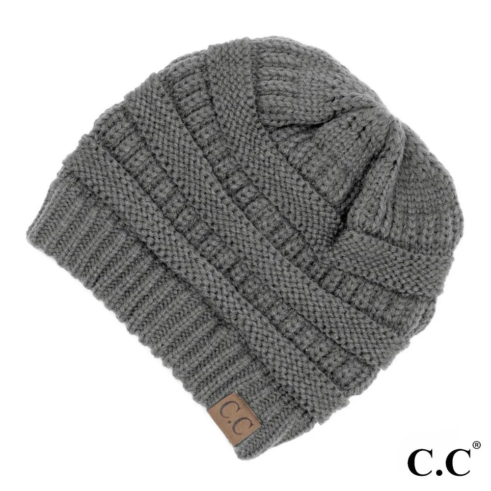 [C.C Solid Classic Beanie]