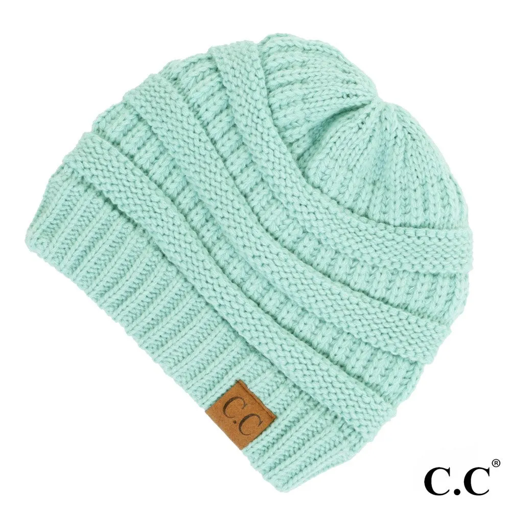 [C.C Solid Classic Beanie]