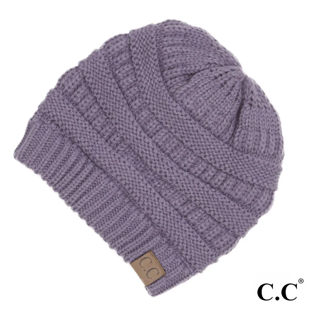 [C.C Solid Classic Beanie]
