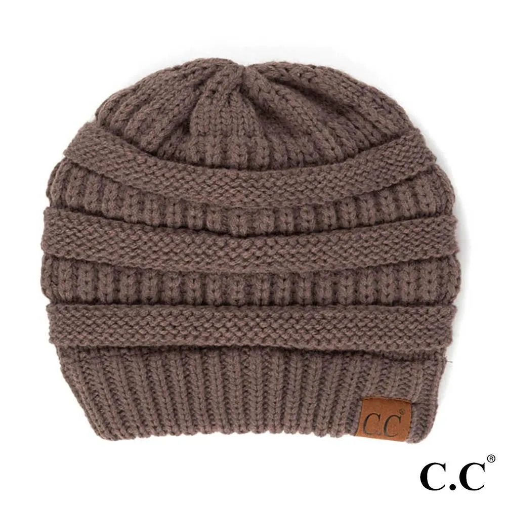 [C.C Solid Classic Beanie]