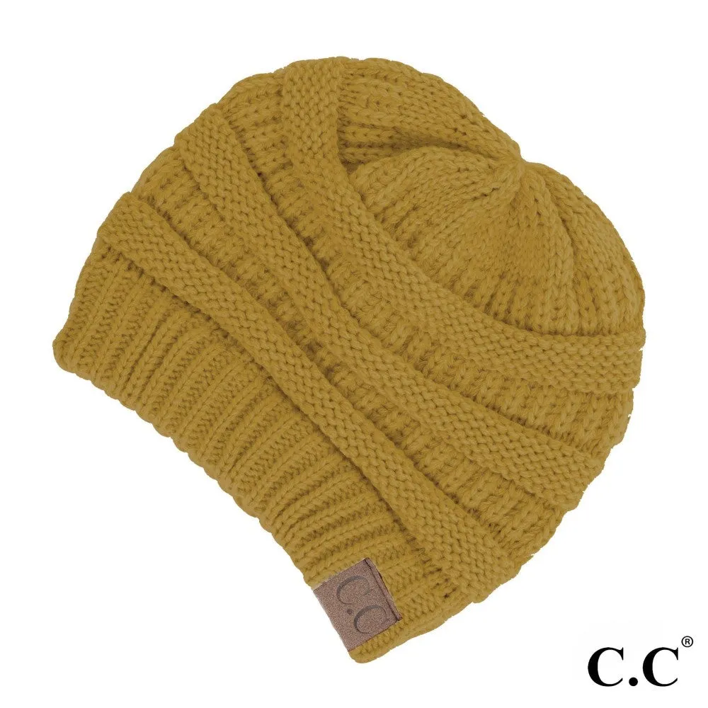 [C.C Solid Classic Beanie]