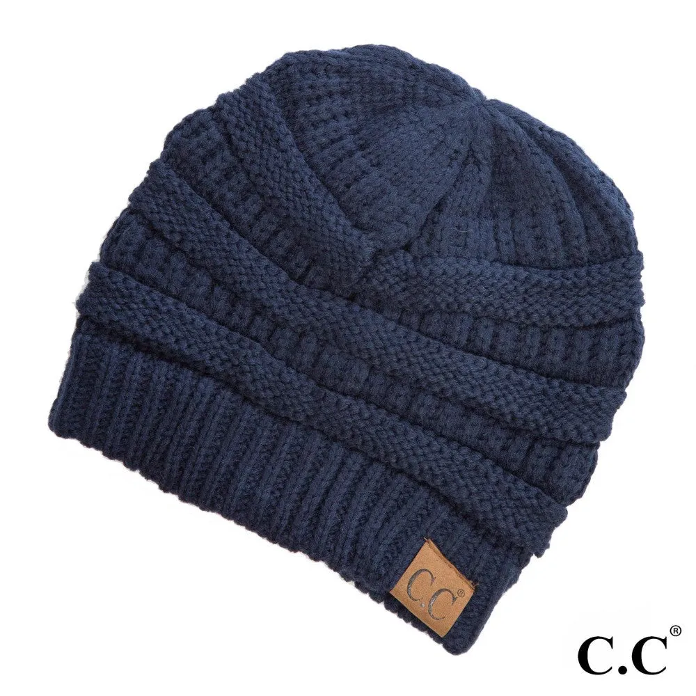 [C.C Solid Classic Beanie]