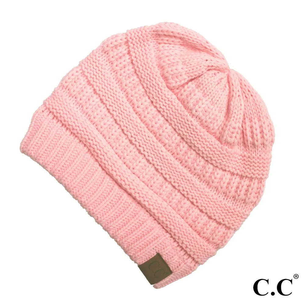 [C.C Solid Classic Beanie]