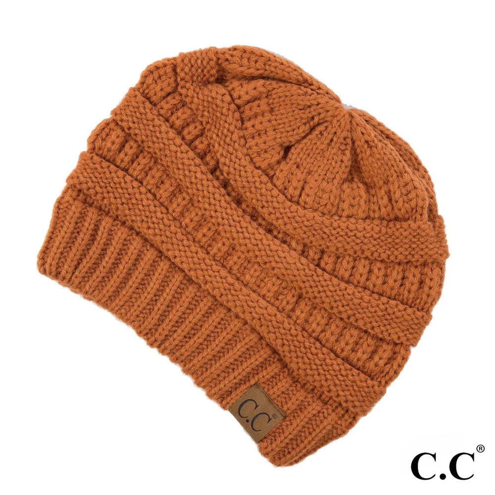 [C.C Solid Classic Beanie]