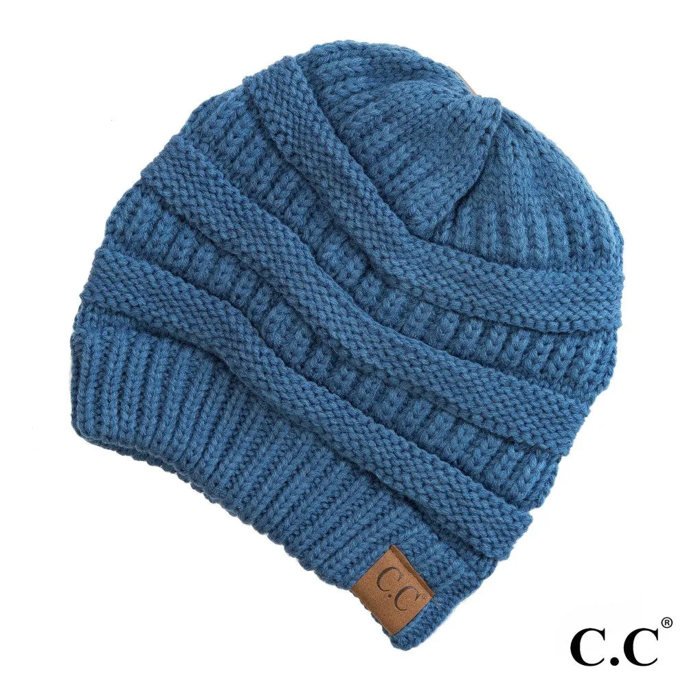 [C.C Solid Classic Beanie]