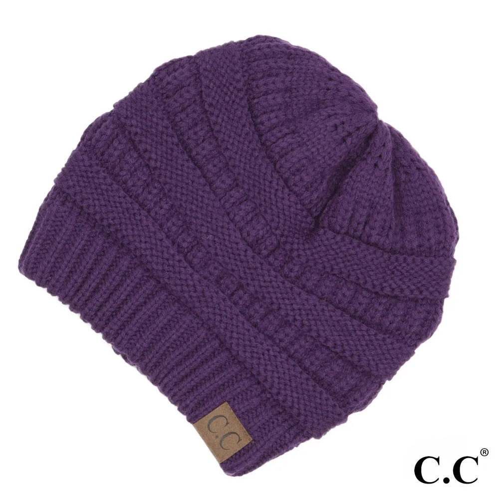 [C.C Solid Classic Beanie]