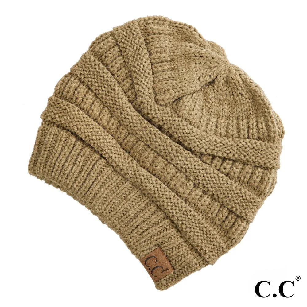 [C.C Solid Classic Beanie]