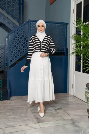 Cesia Skirt Pearly White