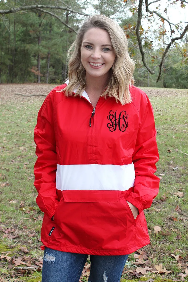 Charles River Classic Striped Pullover, Red and White (Wholesale Pricing N/A)