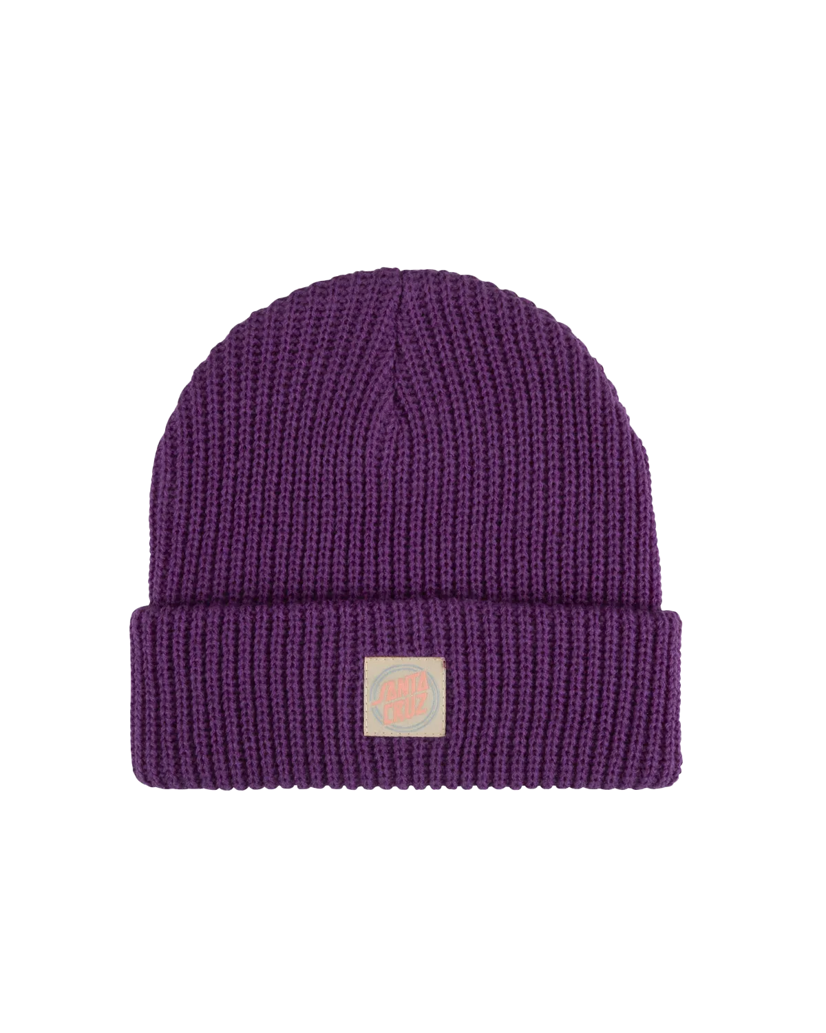 Check Alt Dot Beanie in Grape