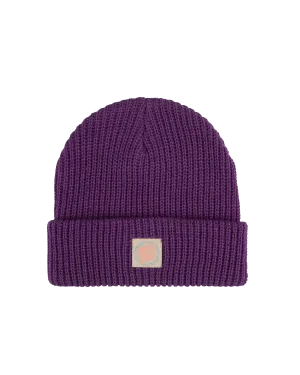 Check Alt Dot Beanie in Grape