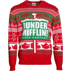 Christmas Sweater JulesRoche The Office Dunder Mifflin Logo