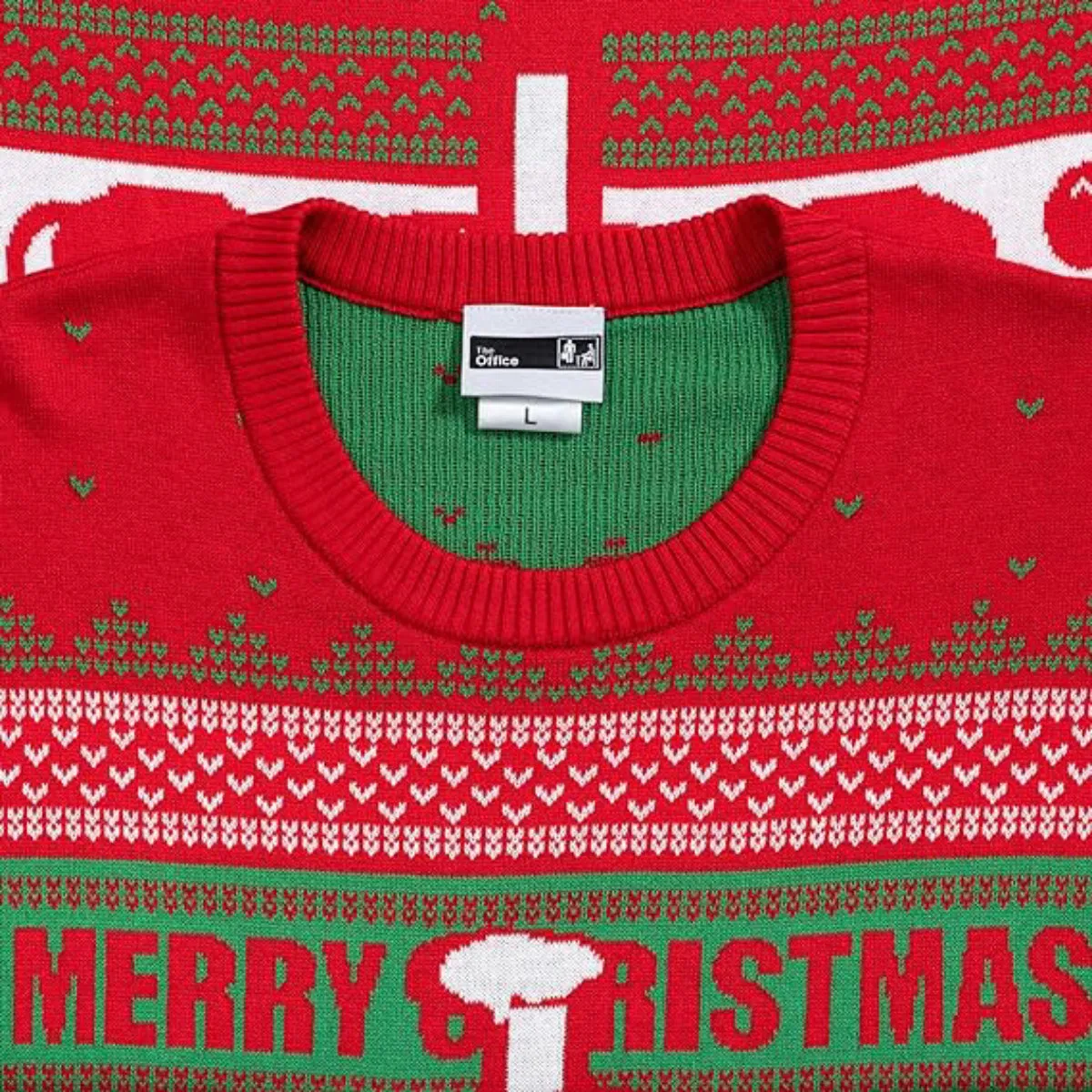 Christmas Sweater JulesRoche The Office Dunder Mifflin Logo