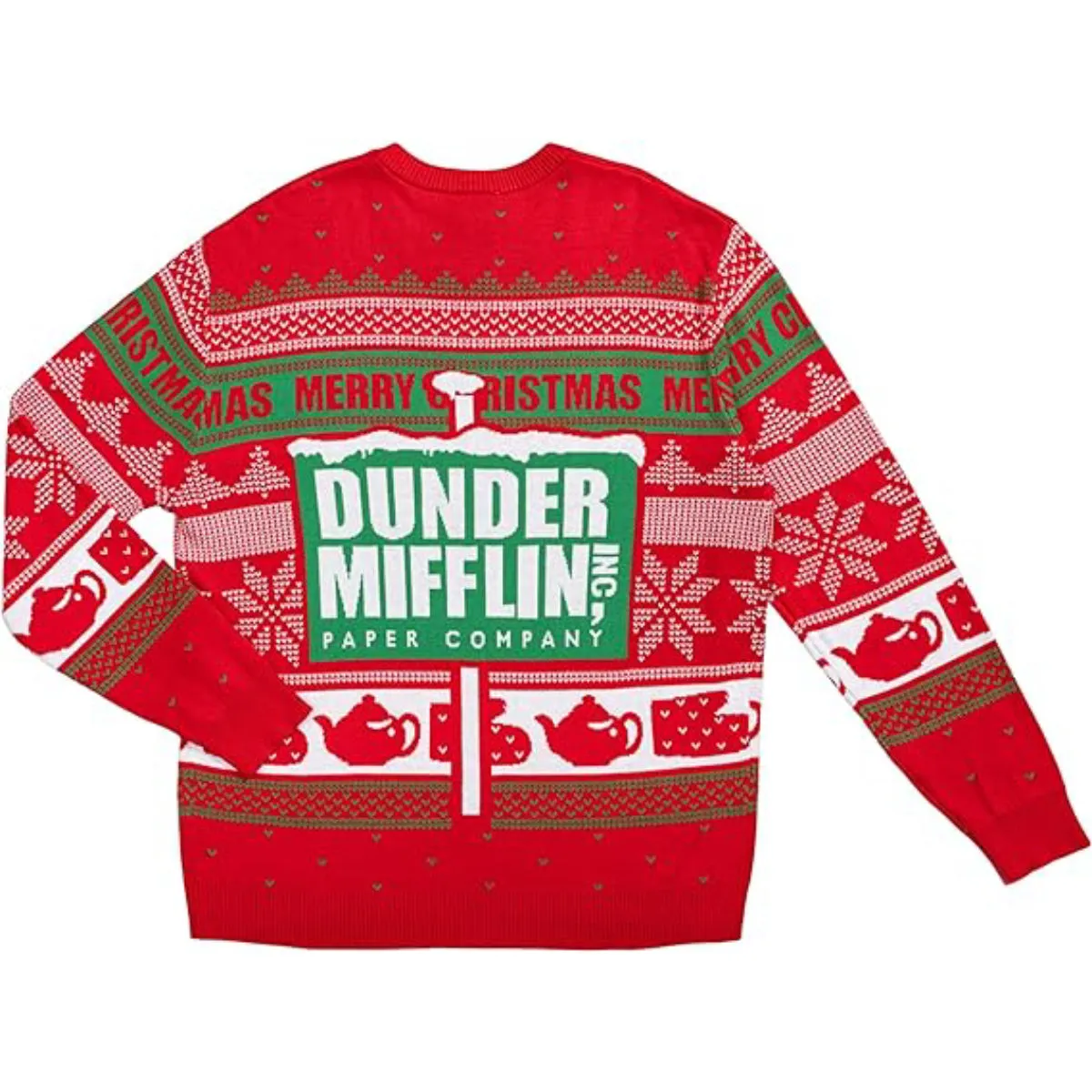 Christmas Sweater JulesRoche The Office Dunder Mifflin Logo