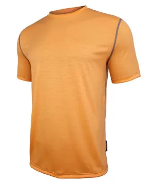 CLEARANCE - Wilderness Wear Mens Plus Size Merino T-Shirt Cumulo 150 Orange