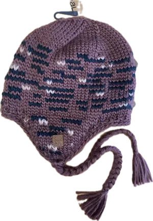 Coal Dori Earflap Beanie - Burgundy Multi