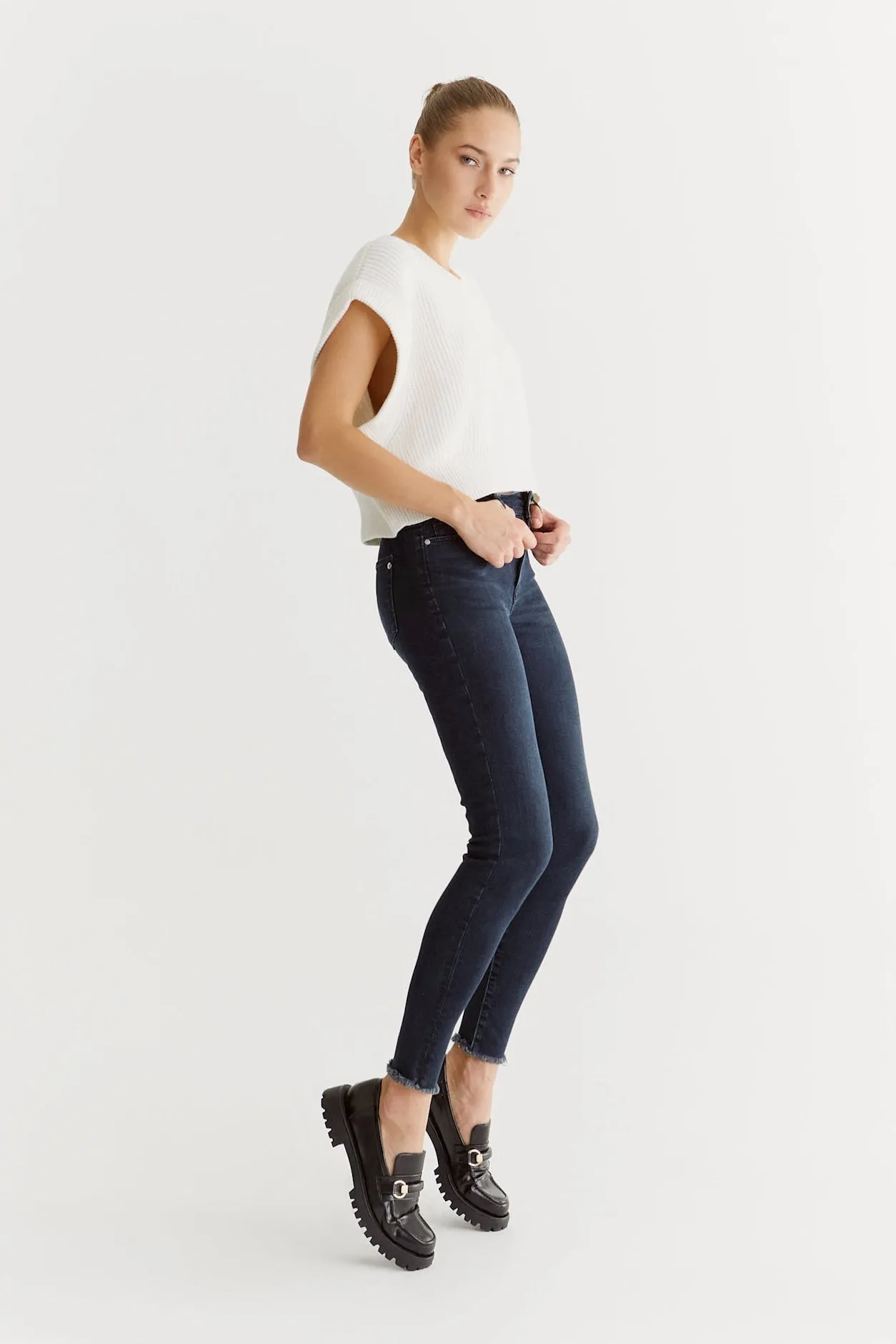 C.O.J JEANS LINA SUPER SKINNY STRETCH blue black