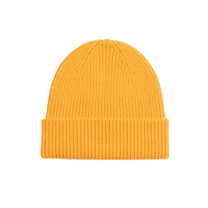 Colorful Standard Merino Wool Beanie Burned Yellow
