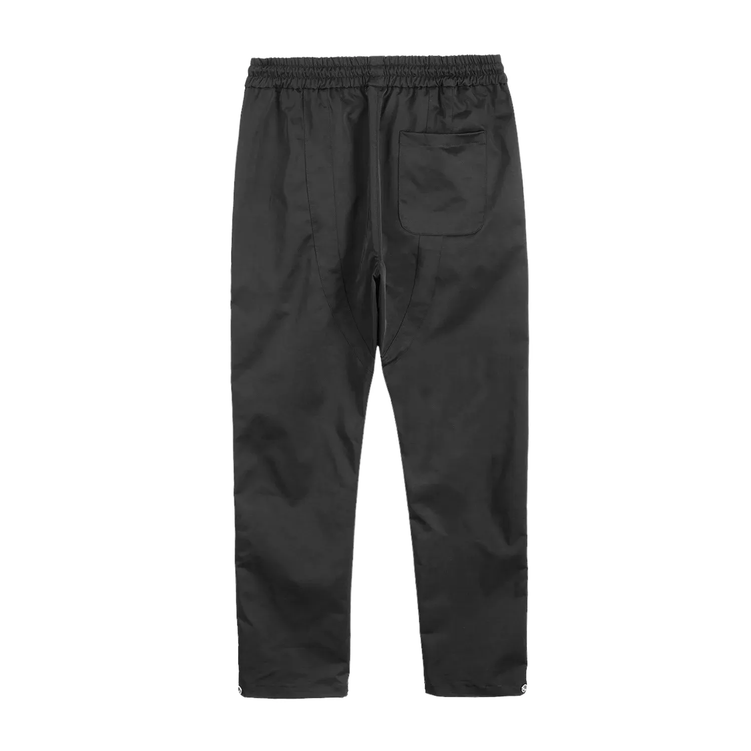 Contrast panel zipper joggers