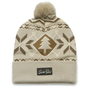 Cookies Searchlight Jacquard Cream Beanie (1562X6491)