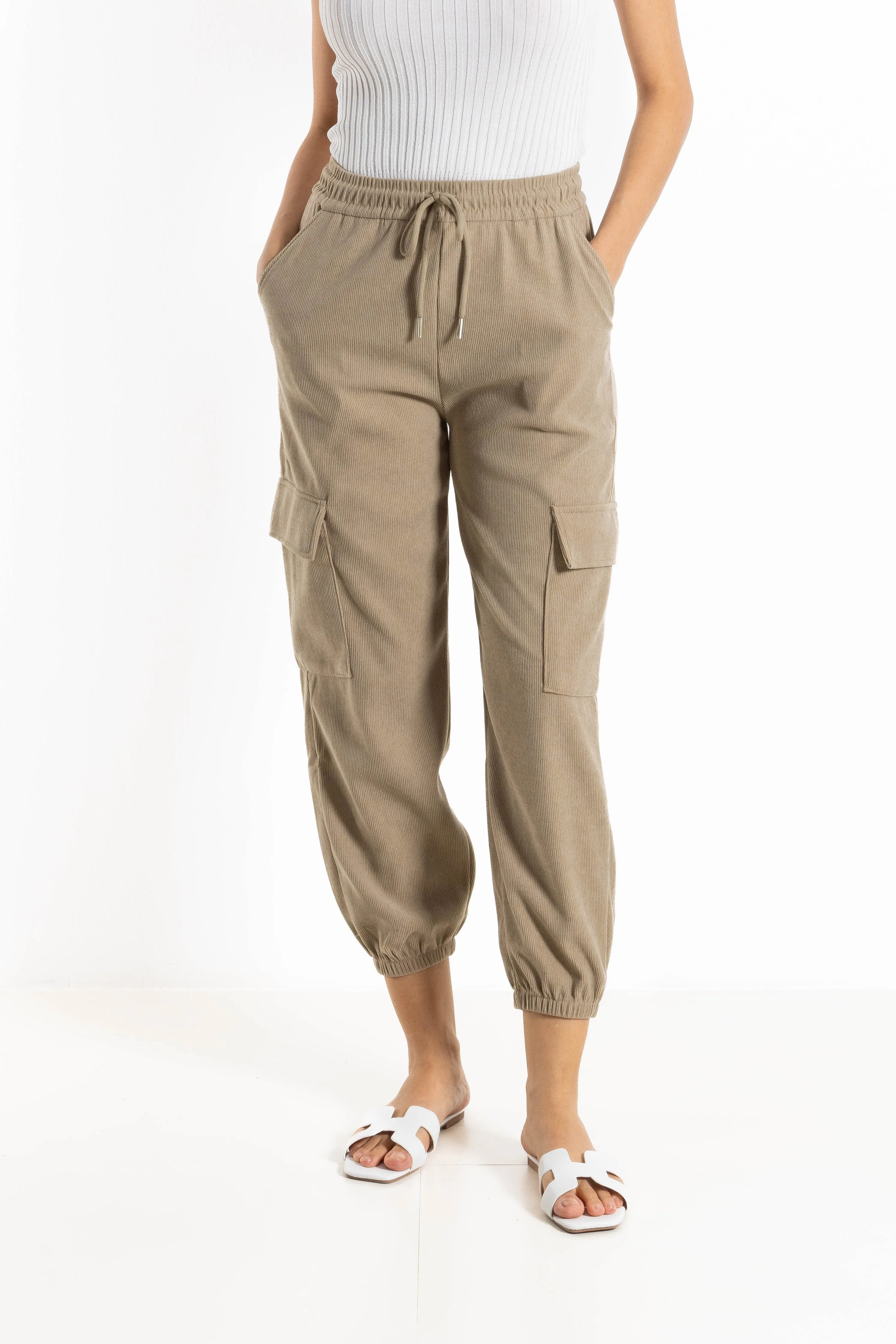 CORDUROY CARGO JOGGERS