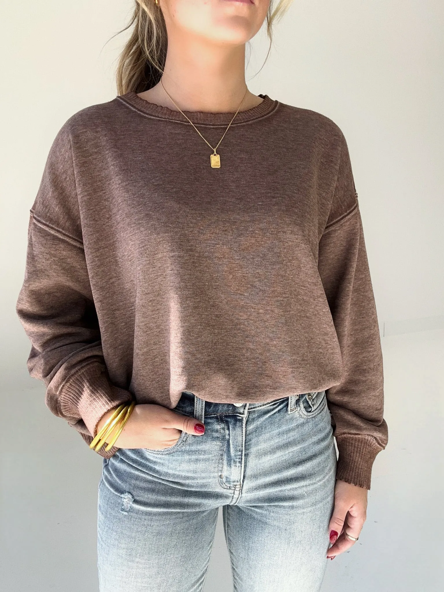 Coziest Pullover - Brown