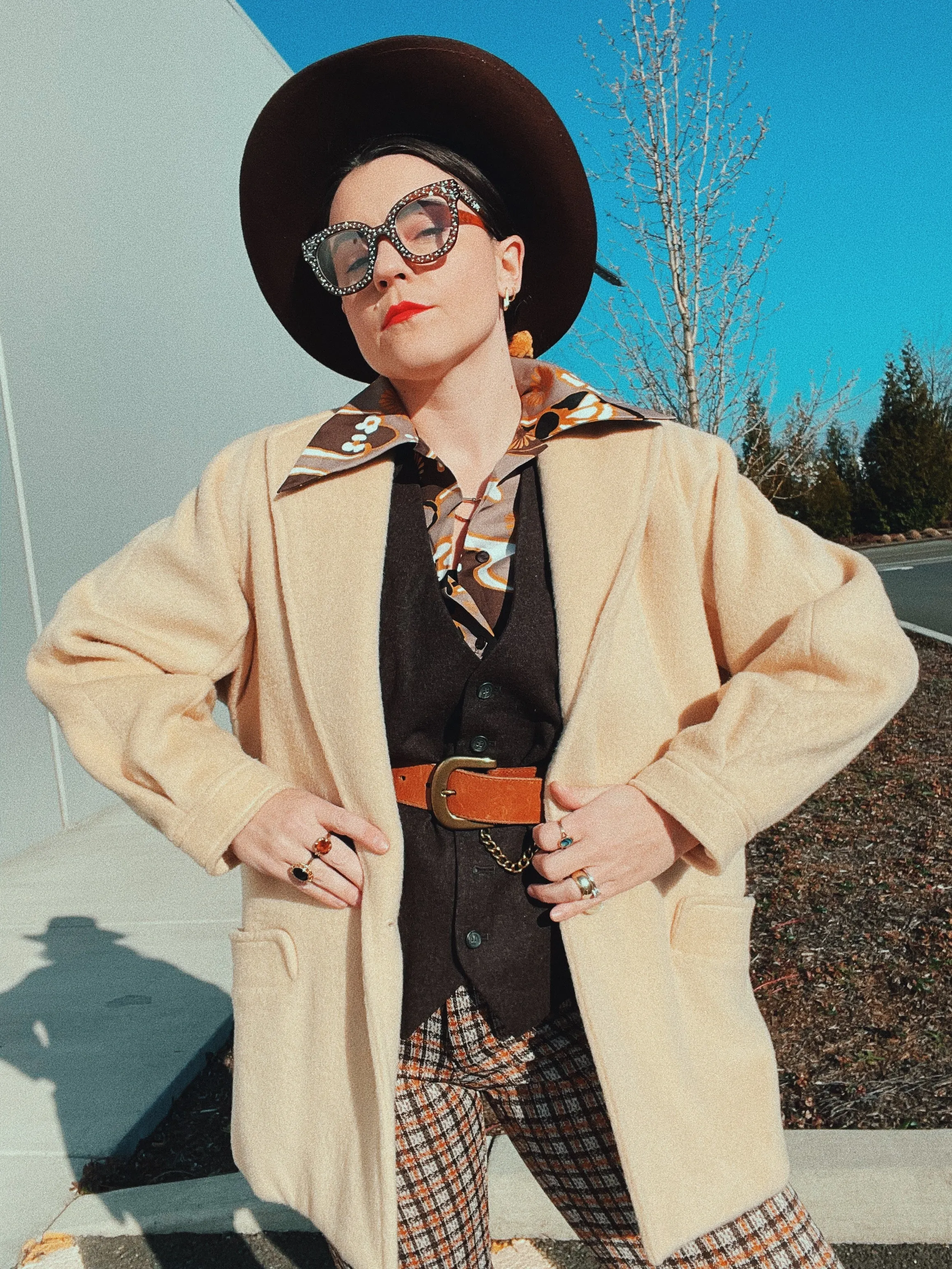 Cream Wool Coat